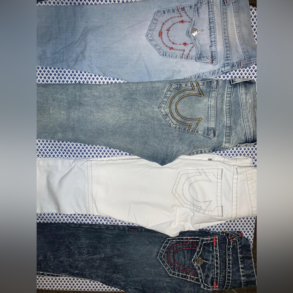SOLD!!!!                  True religion youth jeans, sizes 27-28